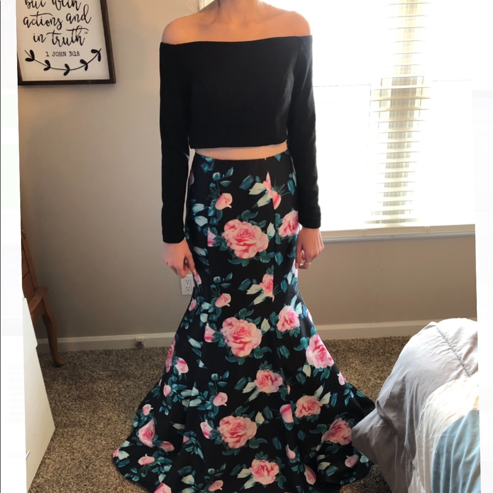 Two-Piece Prom Dress